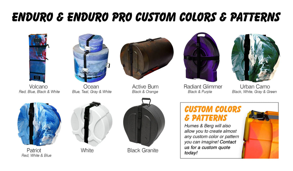 Black 24 x 16 in. Bass Drum Case with Foam C51325