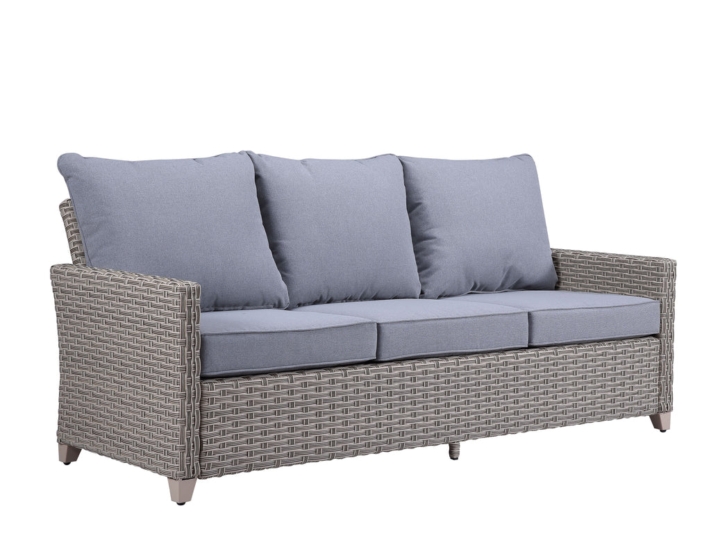 Gray Fabric Patio Sofa Set H4499