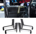 Carbon Fiber Style ABS Door Side Armrest Strip Cover Trim 4PCS J404