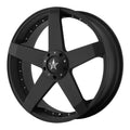 17x7.5 Matte Black Car Wheel O5965