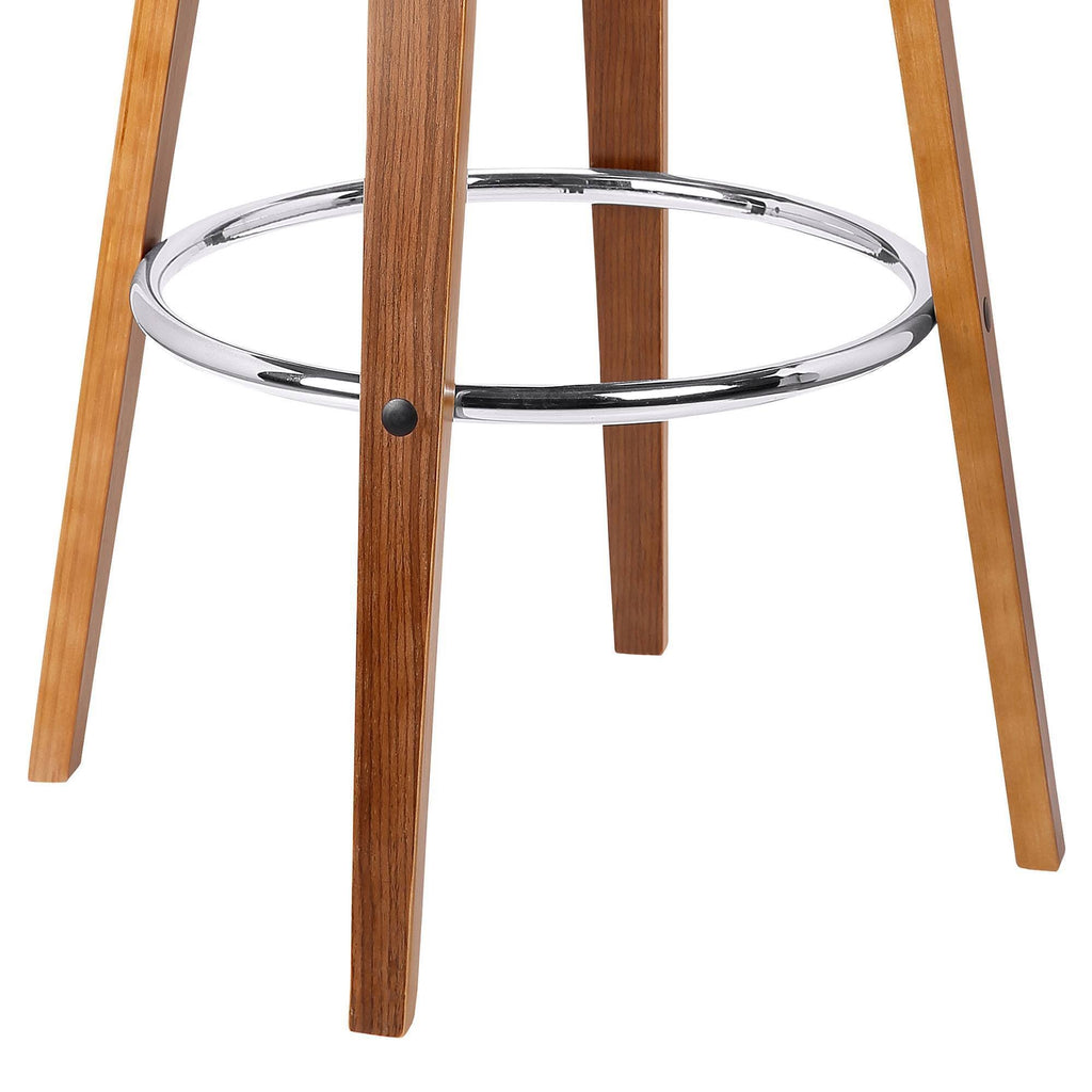 Brown Swivel Height Barstool T1874