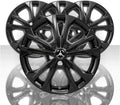 Black 17" 5 Double Spoke Wheel Skins Set of 4 B7020