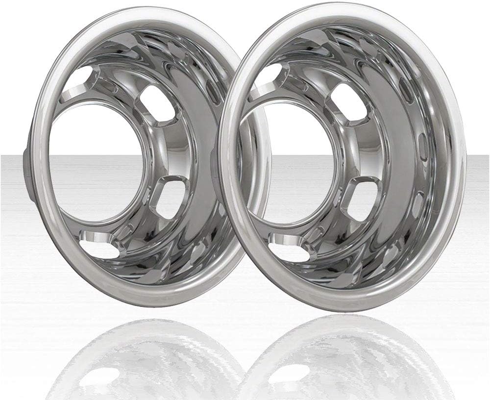 17" 5 Hand Hole Chrome Rear Wheel Simulators Set of 2 S93324