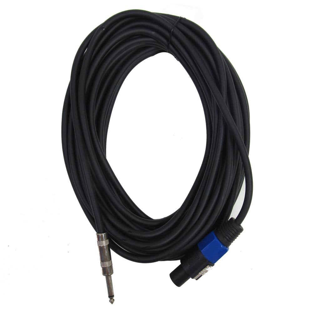 Four Pack of Speakon to 1/4 Speaker Cables 15' J334