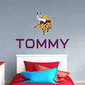 Purple NFL Wall Decal A77202