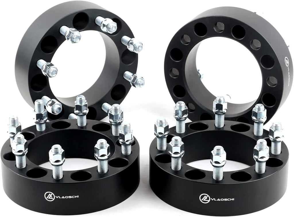Black Forged 2 Inch Wheel Adapters Pack of 4 Y78728