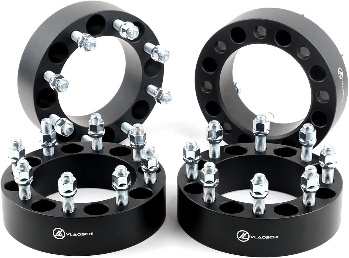 Black Forged 2 Inch Wheel Adapters Pack of 4 Y78728
