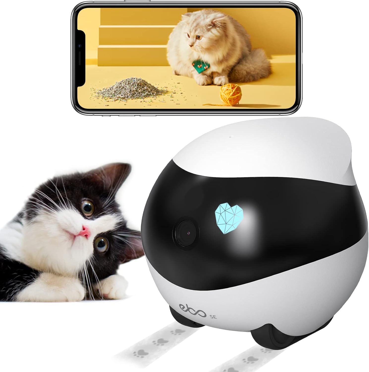 1080P HD Pet Camera Robot with Night Vision H6982