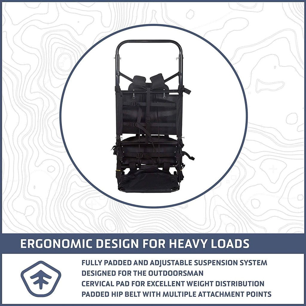 Black Aluminum Pack Frame L417