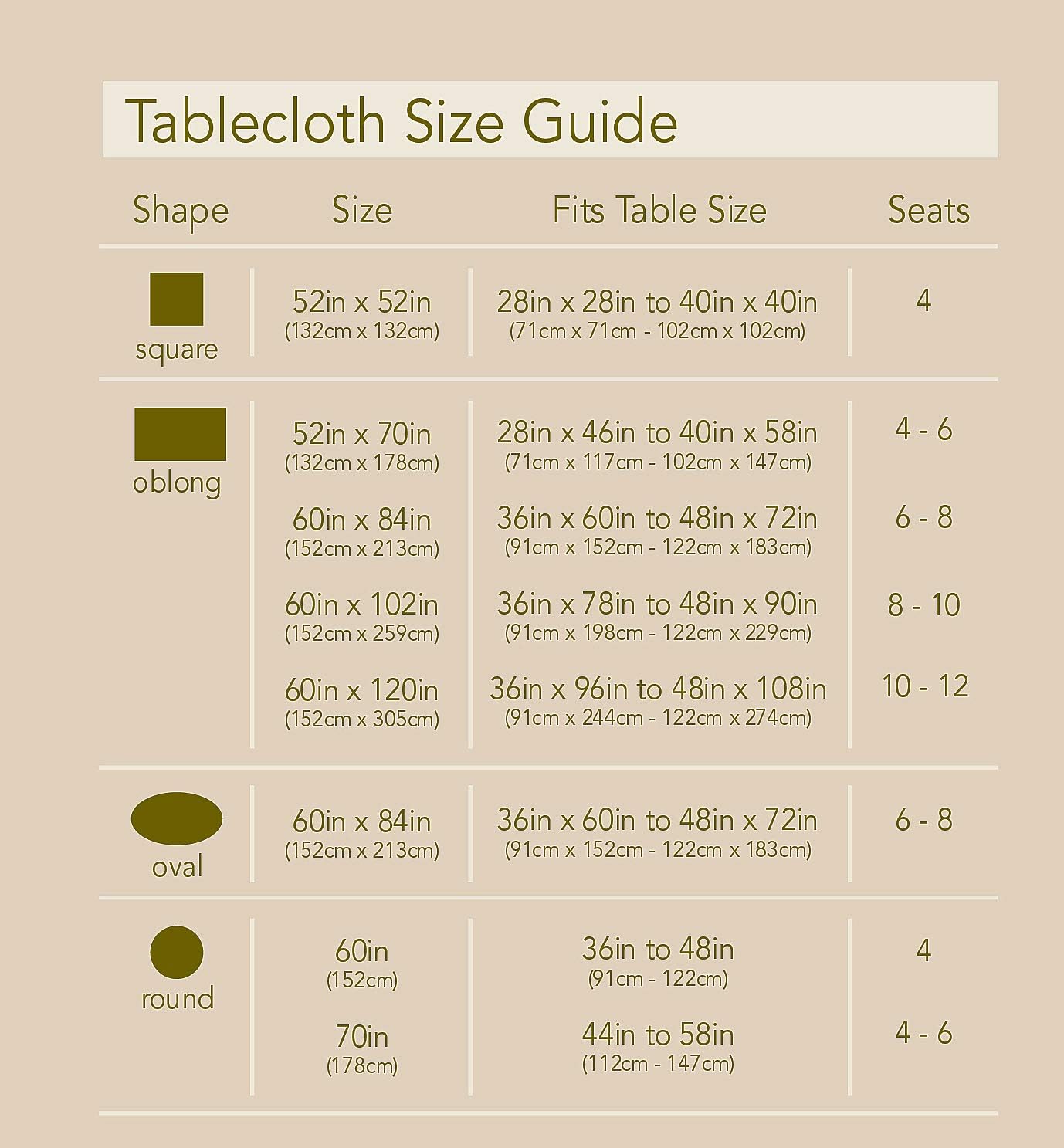Rose Print Fabric Tablecloth, 70” Round M83350