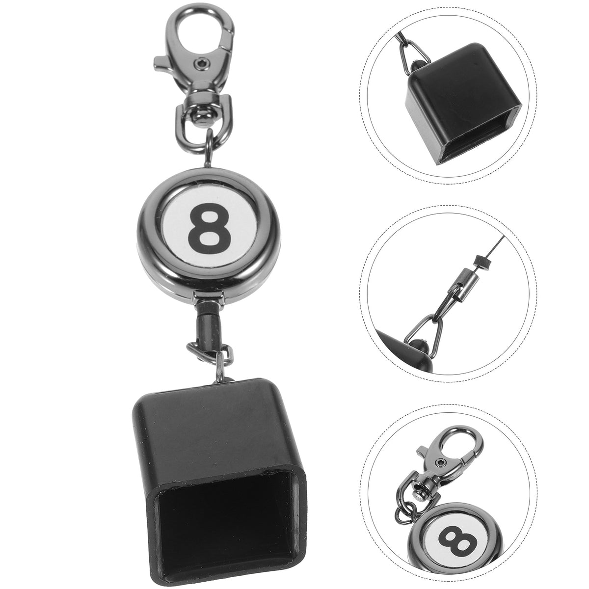 3 Pack Pocket Chalk Holder Snooker Cue Billiards Pool Table Accessory D758