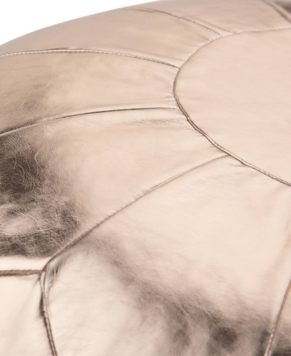 Round Pouf in Gold C565