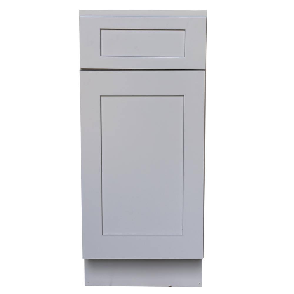 Gray Shaker Base Cabinet with 1 Door and 1 Drawer E962107