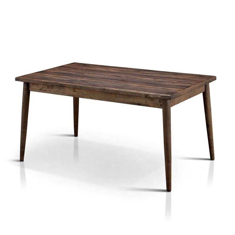 Natural Wood Rectangular Dining Table V167