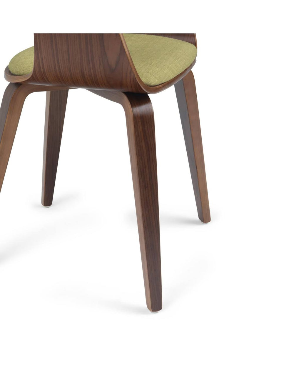 Light Grey Linen Look Bentwood Dining Chair U353288