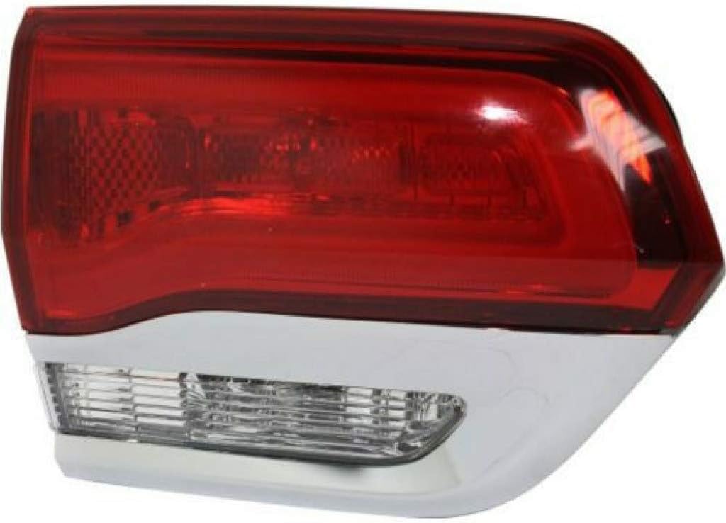 Chrome Tail Light Assembly Pair for Jeep Grand Cherokee 2014-2017 V50675