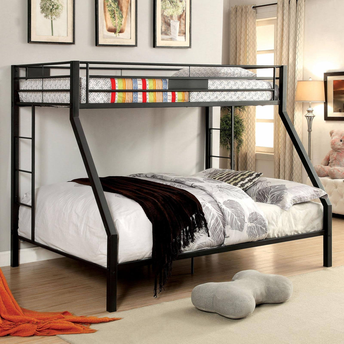 Twin Over Queen Bunk Bed R126324