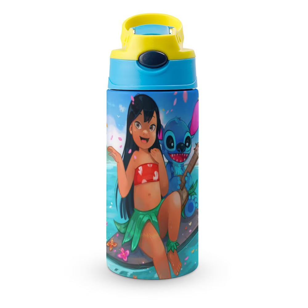 Stainless Steel Vacuum Insulated Water Bottle With Straw U294402
