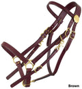 Brass Halter Bridle Large Black B7193