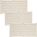 3 Pack Black Metal Pegboards Y788
