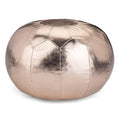 Round Pouf in Gold C565