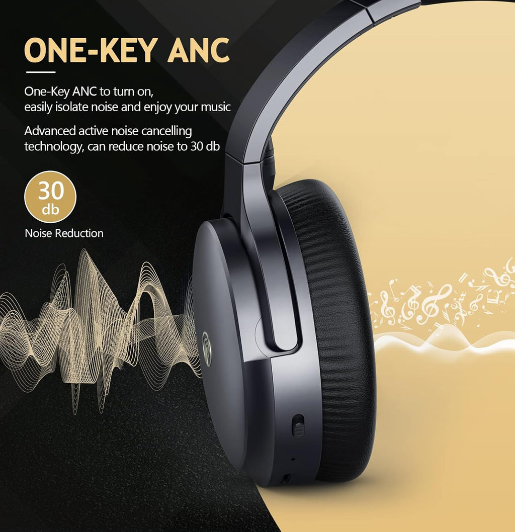 Wireless Over-ear Noise Cancelling Headphones with Microphone N31899