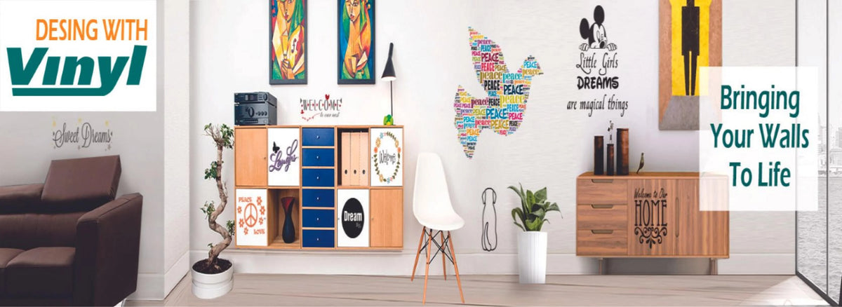 Butterfly Design Wall Decal Vinyl Sticker 6x30" A33506