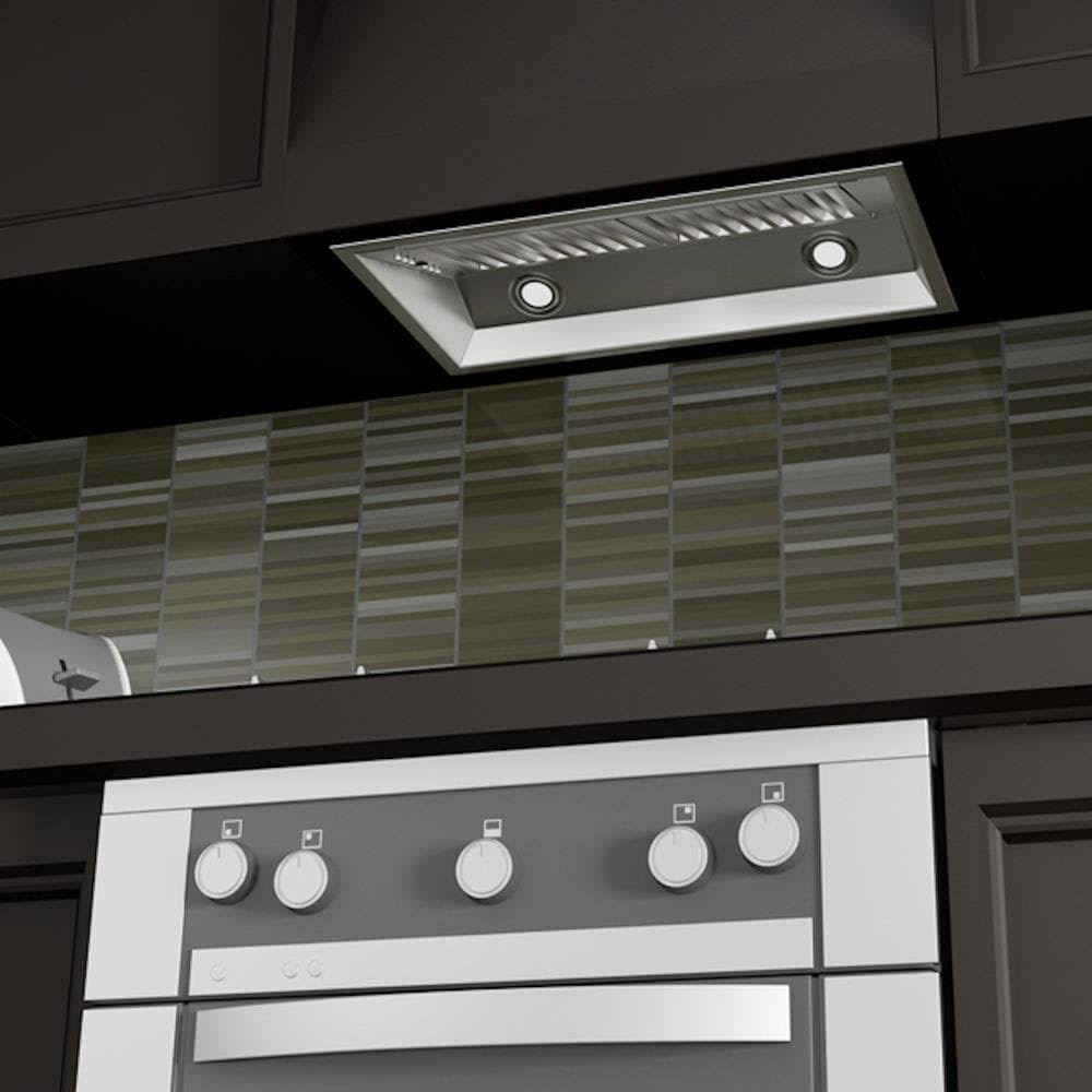 28 in. 400 CFM Remote Blower Range Hood Insert in Stainless Steel X9214