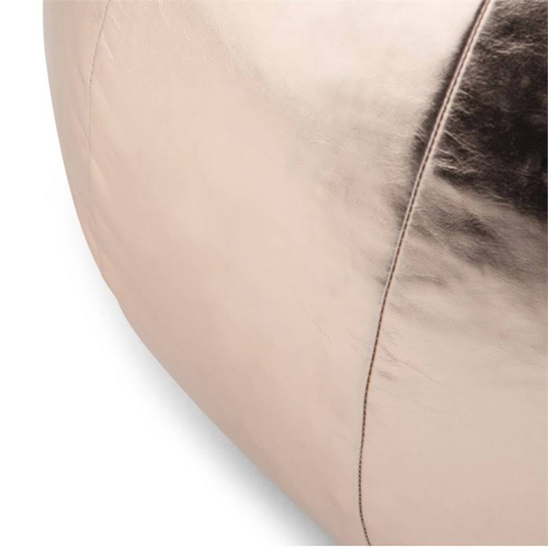 Round Pouf in Gold C565