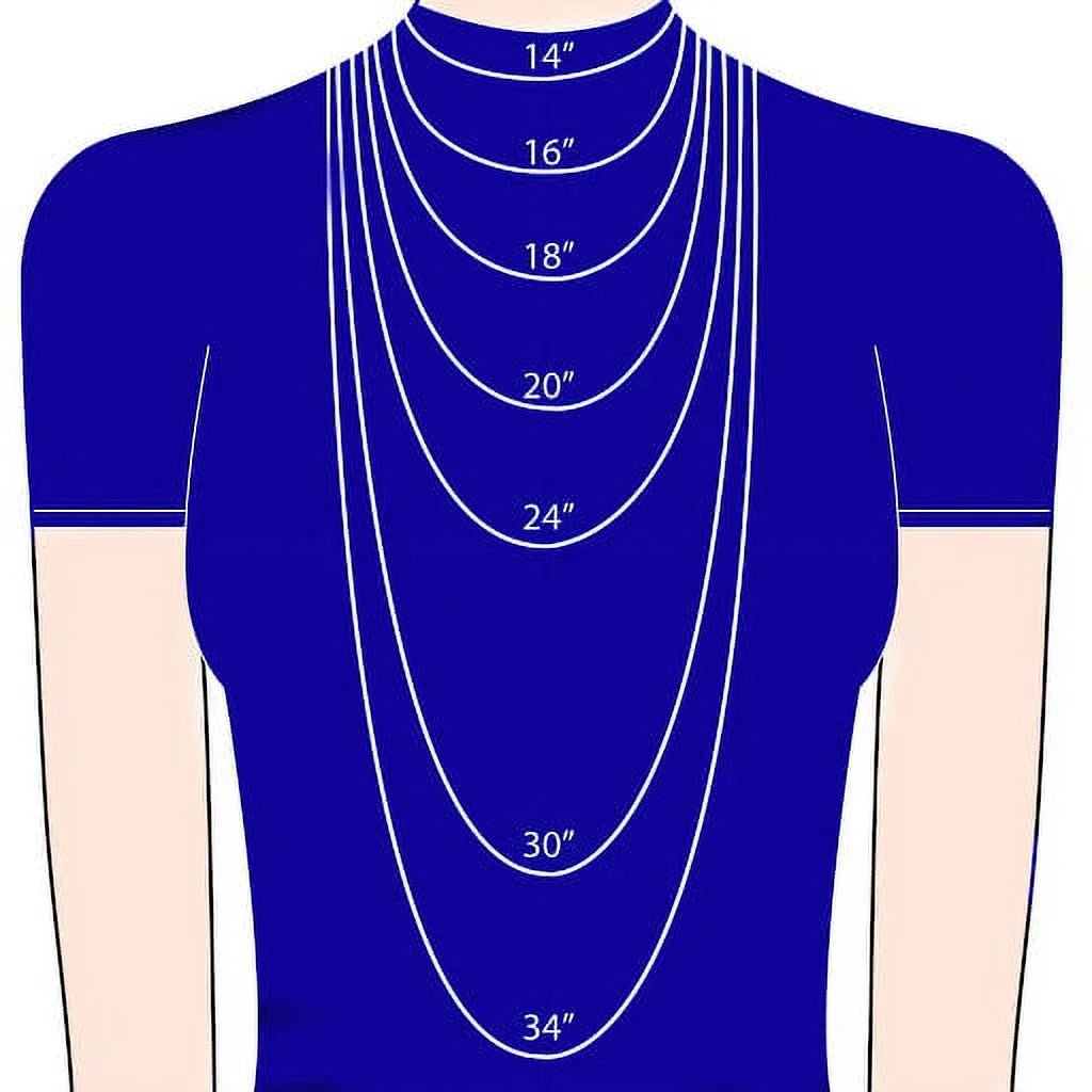 14K Yellow Gold Figaro Chain Necklace 24 inch R7800