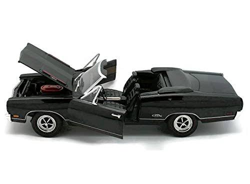 Black Plymouth GTX Convertible Die-Cast Toy Car S32761