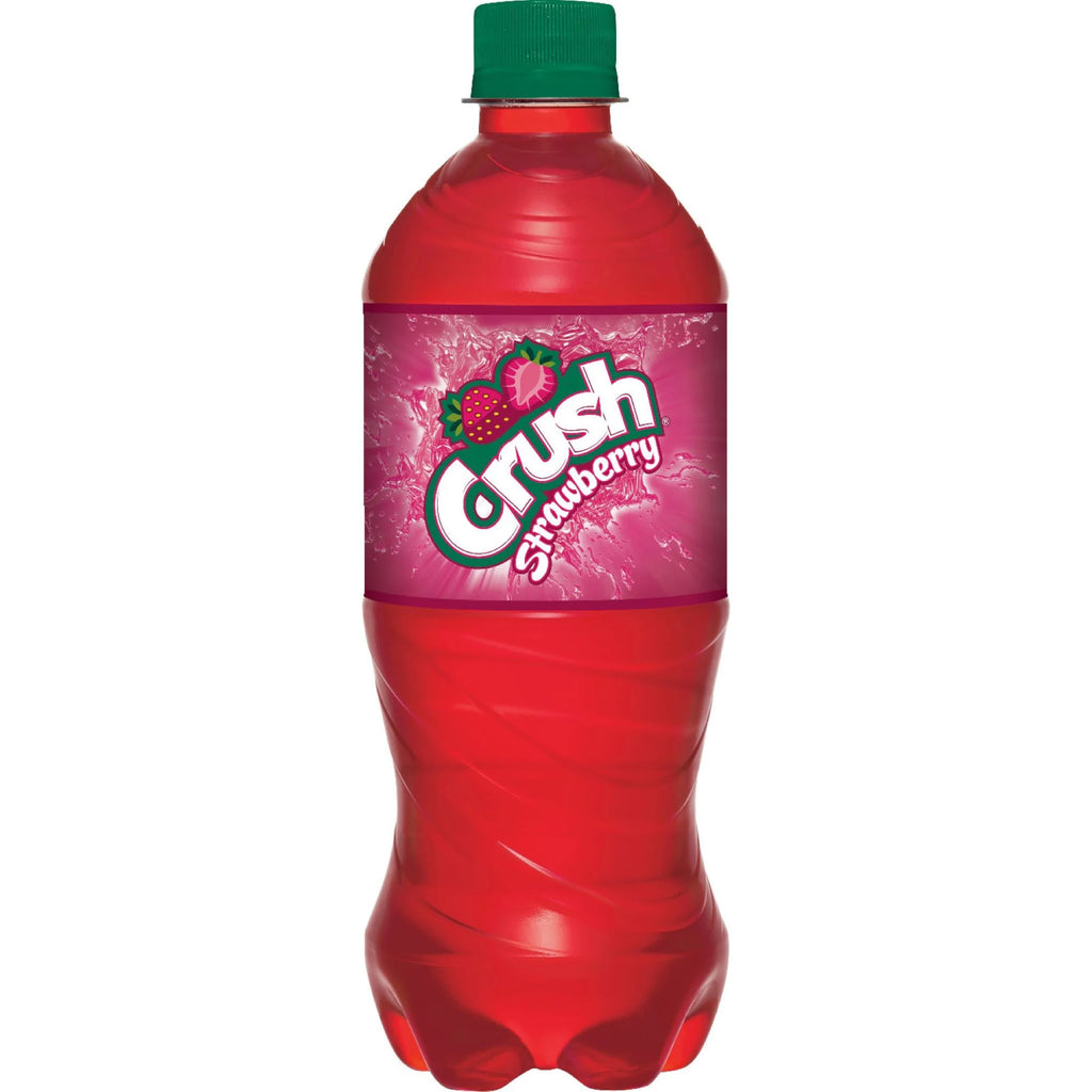Crush Strawberry Soda 20oz Bottles, Quantity of 10 W6752