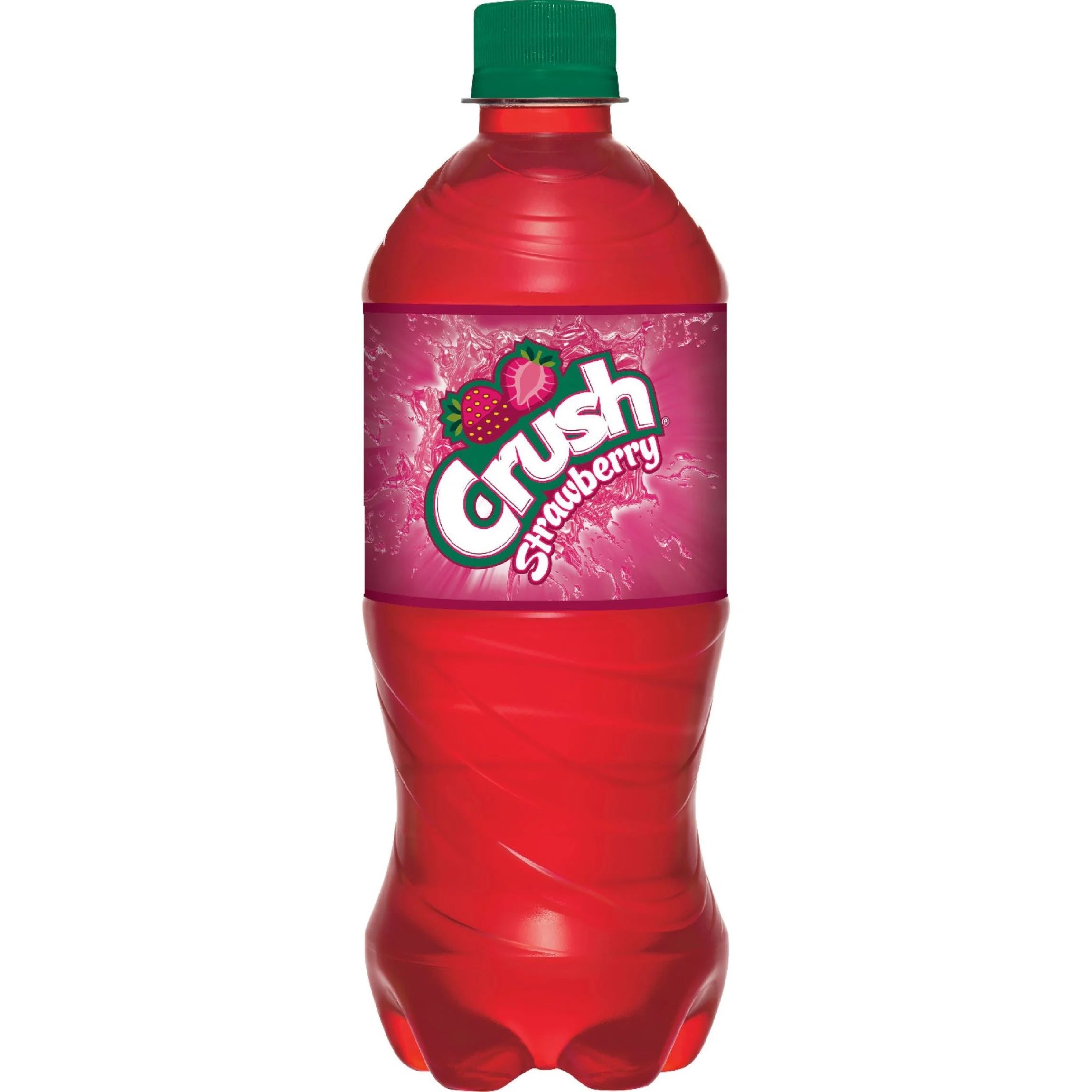 Crush Strawberry Soda 20oz Bottles, Quantity of 10 W6752