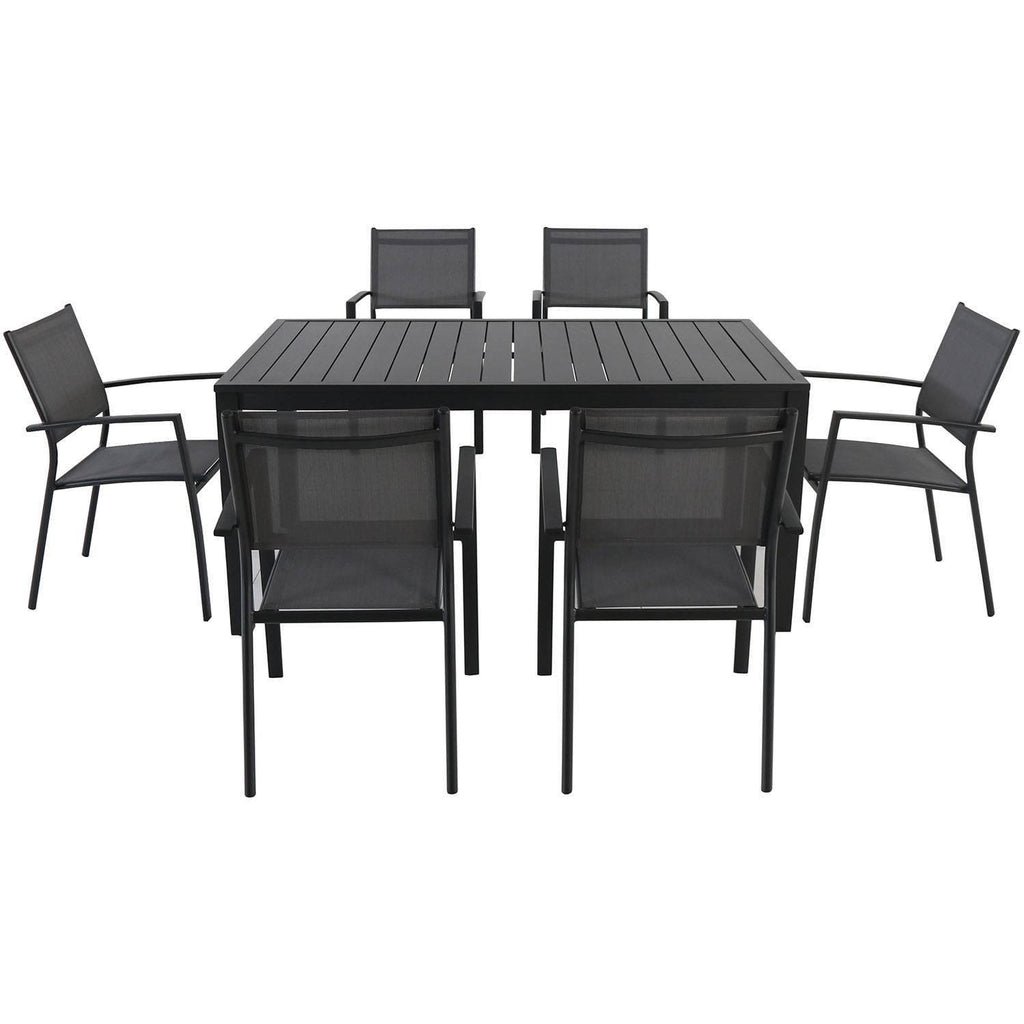 7pc Aluminum Slat Dining Set A766671
