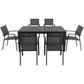 7pc Aluminum Slat Dining Set A766671