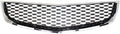 Chrome Shell Painted Black Insert Front Bumper Grille H83230