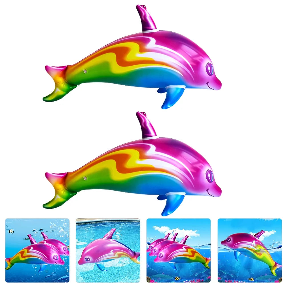 2pcs Big Inflatable Dolphin Toys N727