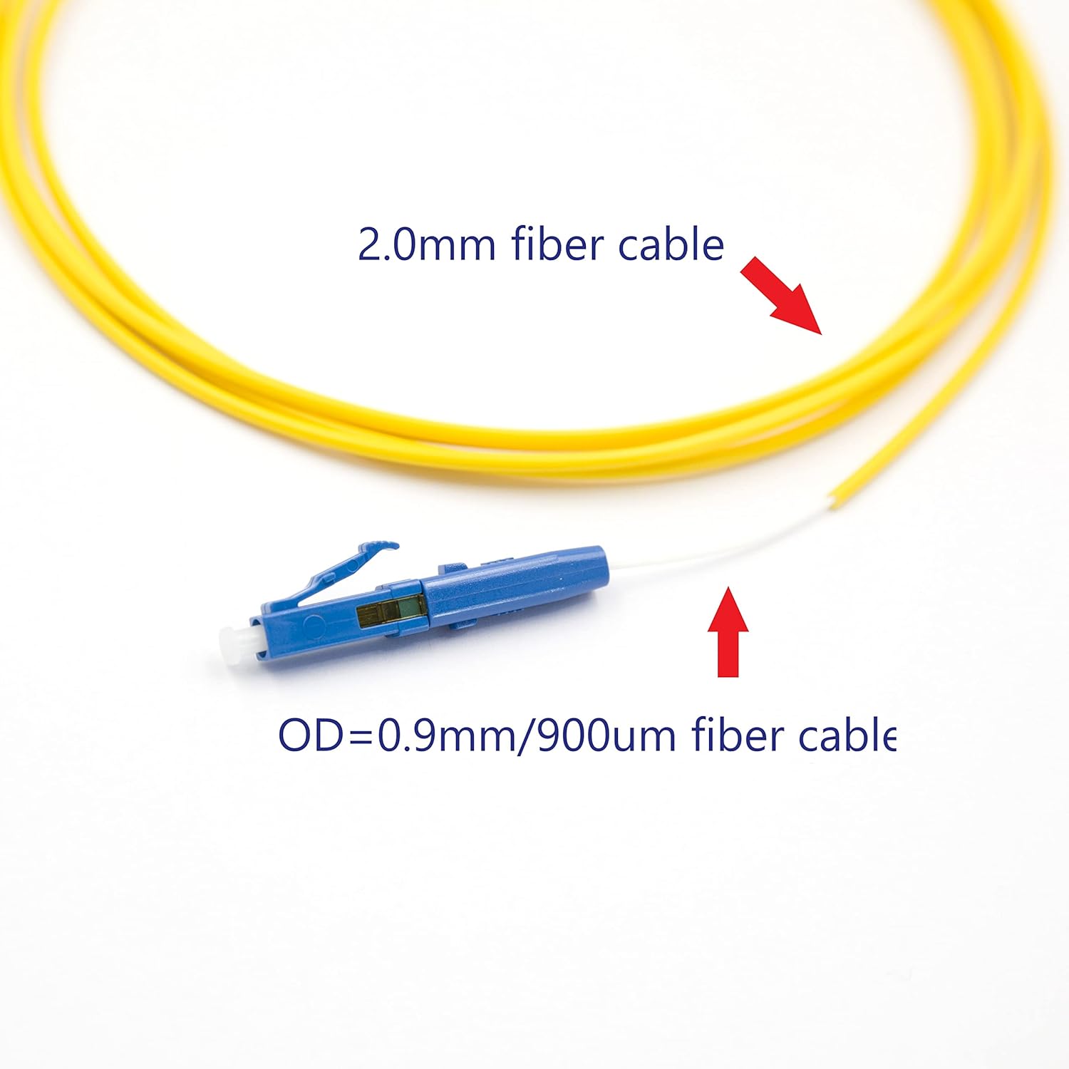 200pcs Fiber Optic Quick Connector with Matched Tools Single Mode 9/125 N8301