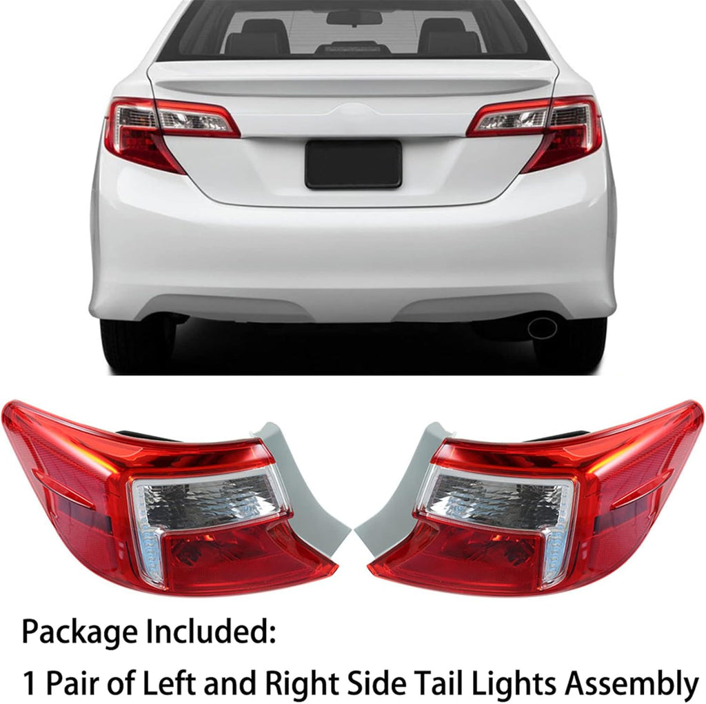 Halogen Rear Brake Tail Light Assembly Pack of 2 O7099