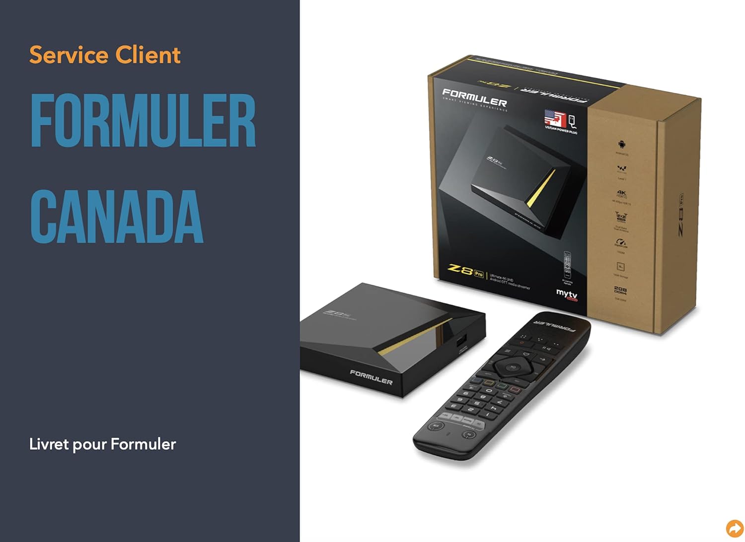 Formuler Z10 Pro with Keyboard and Retractable USB Port P113054