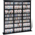 64" Triple CD DVD Media Storage Rack in Black K5083