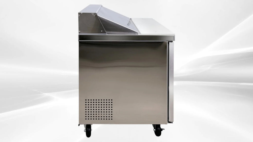 Commercial Mega Food Prep Table Refrigerator Cooler in Stainless Steel T91085