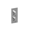 Polished Nickel Square Thermostatic Valve Trim Plate L2969