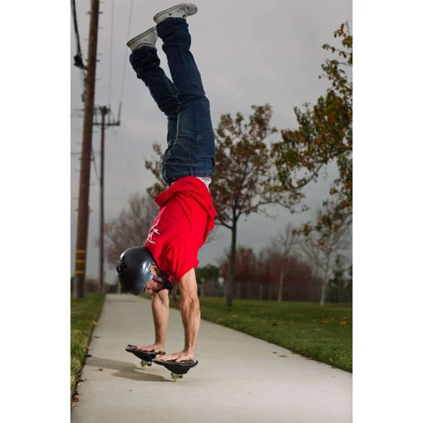 RipStik Caster Board Classic - Silver, 2 Wheel Pivoting Skateboard with 76 MM, 360-Degree Casters S883633