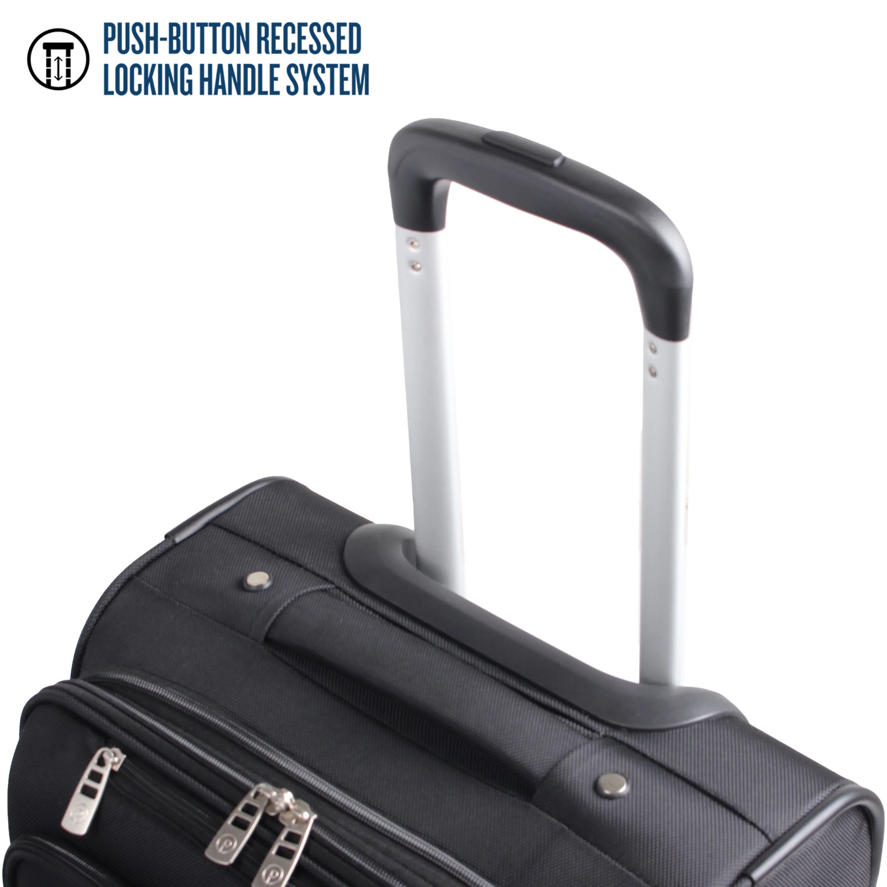 Black 28” Expandable Checked Luggage F46759