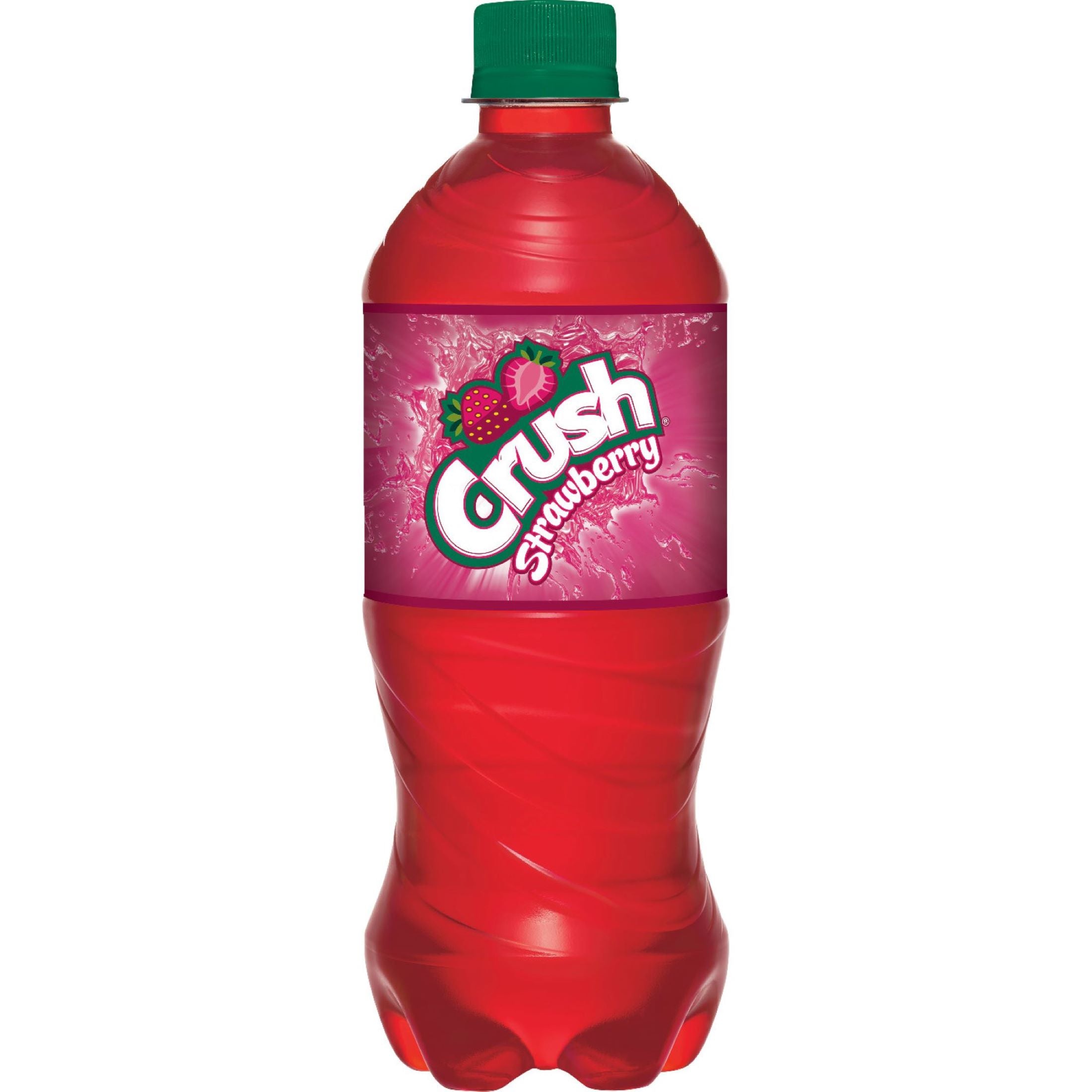 Crush Strawberry Soda 20oz Bottles, Quantity of 10 W6752