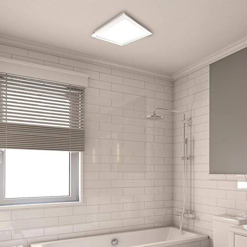 White Bathroom Fan LED Energy Star J182746