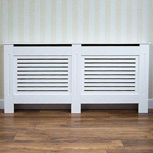 Milton Radiator Cover White Painted MDF Cabinet C36675