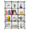 12-Cube Metal Wire Cube Storage Shelves C87466