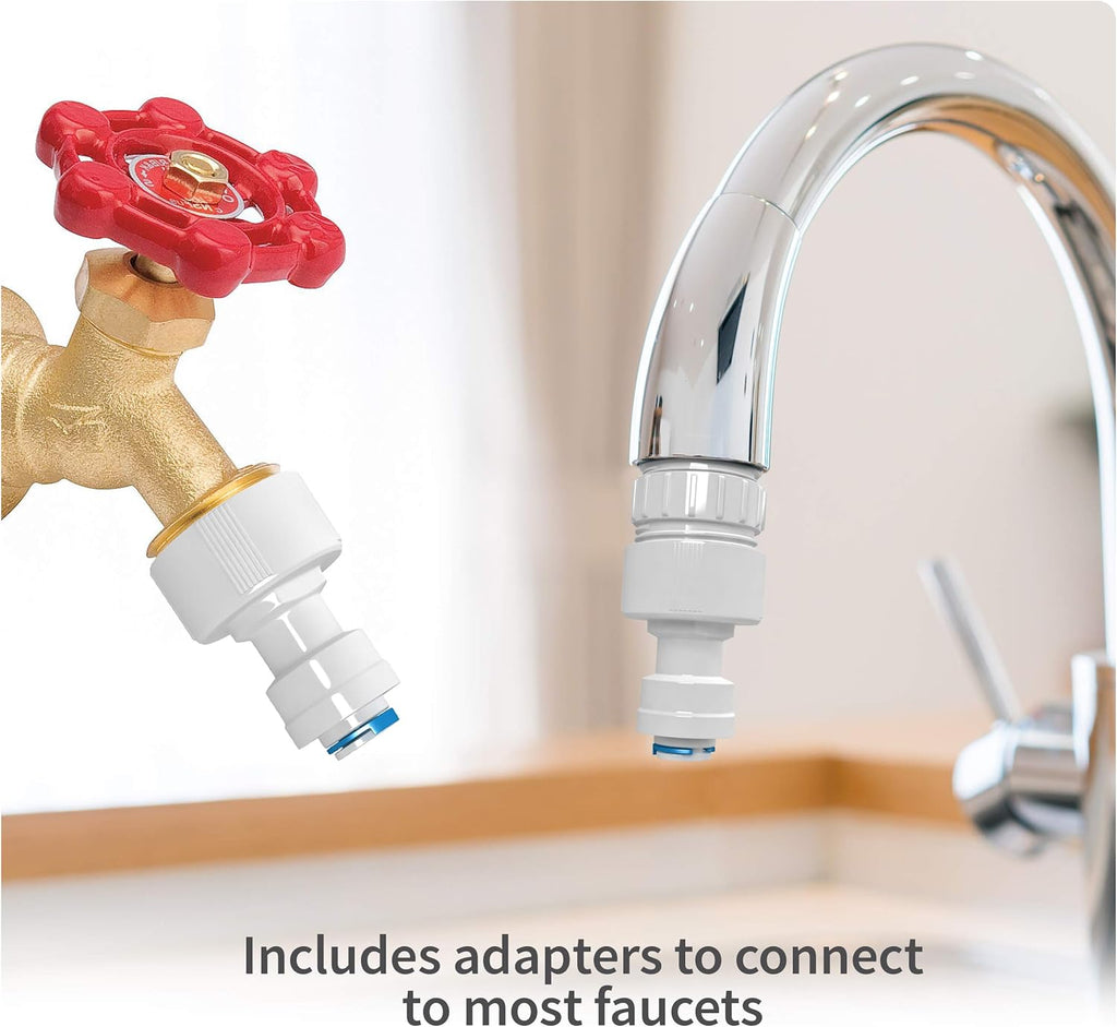 RO Buddie Plus DI Four Stage Reverse Osmosis Deionization Unit 50 GPD Pack of 2 X888